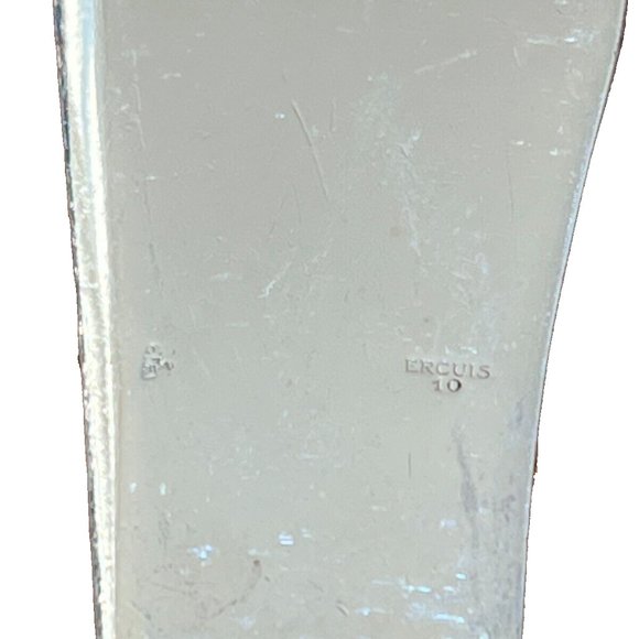 Ercuis Silver Fish Serving Knife 11.75" H French Marine Nationale Navy Anchor - Picture 4 of 8